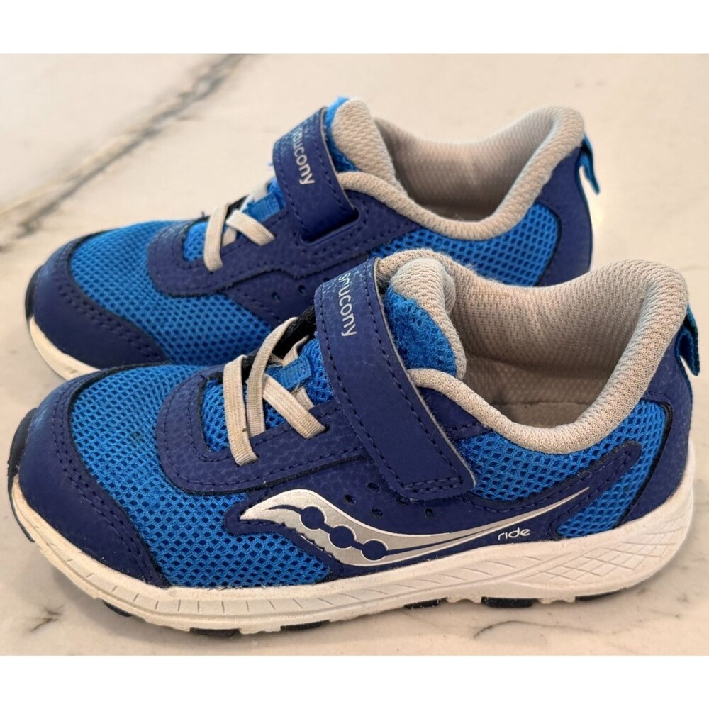 Saucony Boy Ride Jr. Sneaker Shoes SZ 9W